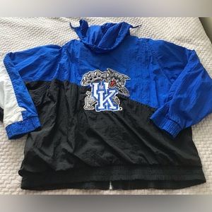 Vintage University of Kentucky Windbreaker Jacket by Genuine Stuff Size XL
